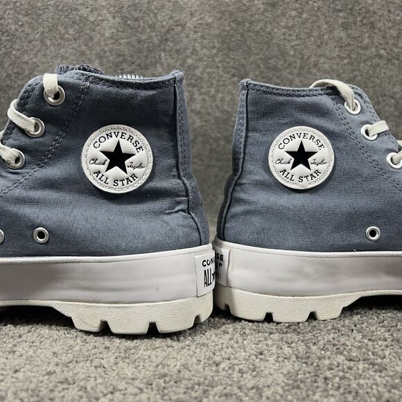 Converse Chuck Taylor All Star Lugged 571165C Women’s Size 6 Blue Platform Shoes - Picture 8 of 12